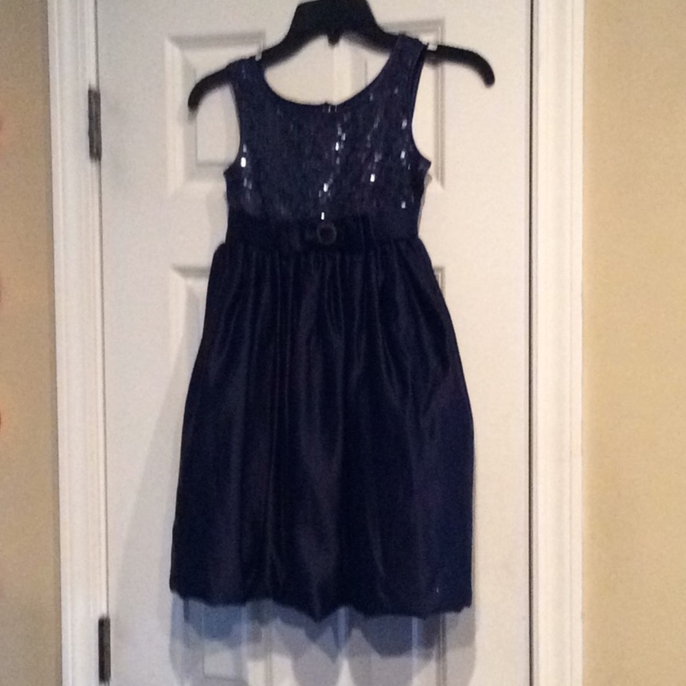 Princess faith gurls Navy blue formal dress